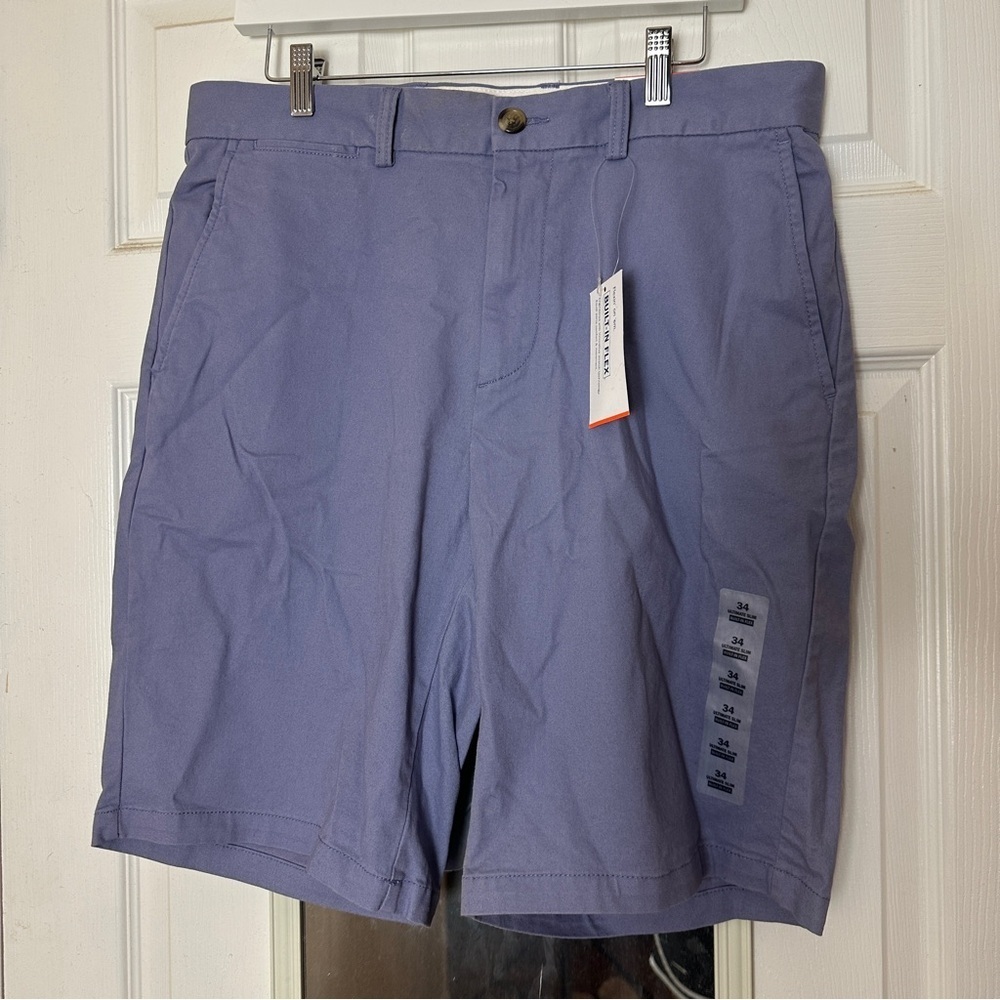 ! NEW Old Navy Purple Ultimate Slim Chino Shorts Men Size 34